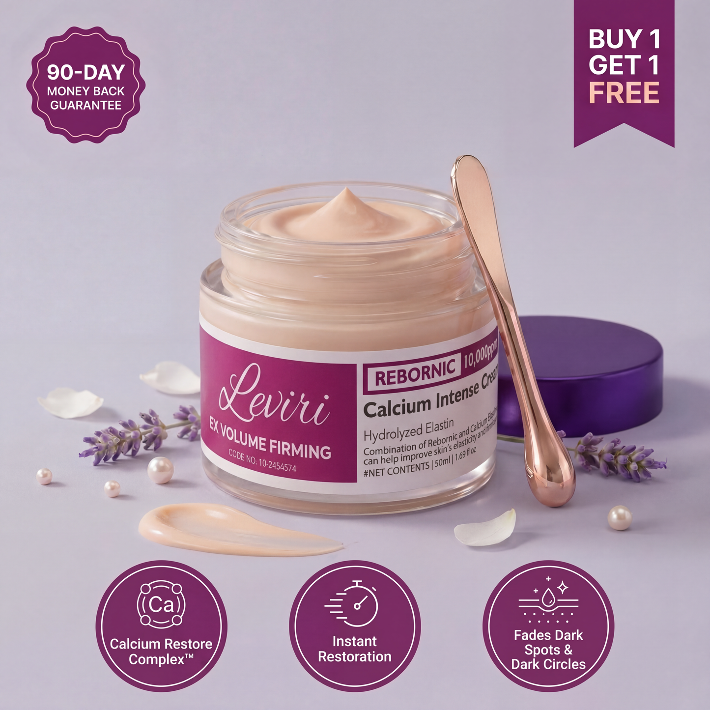 Leviri Cemenrete Calcium Dark Spot Eye Cream
